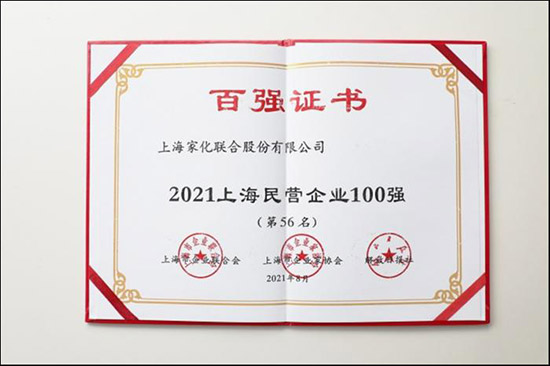 2021上海民營制造業企業100強 2021上海民營制造業企業100強